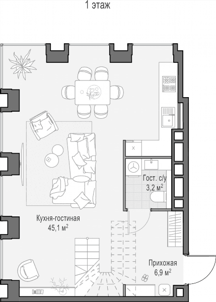 Life Time Москва — планировка 2