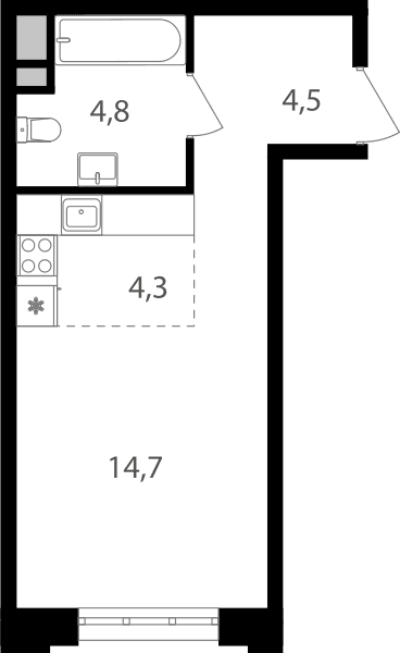 Михалковский Москва — планировка 1