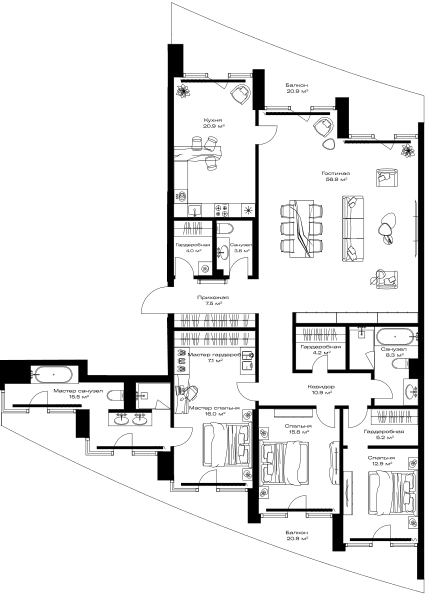 Opus-home Москва — планировка 3