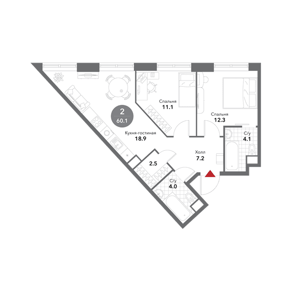 Voxhall Москва — планировка 2