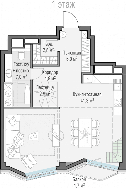 Тишинский Бульвар Москва — планировка 2