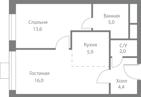 Stellar City Москва — планировка 2
