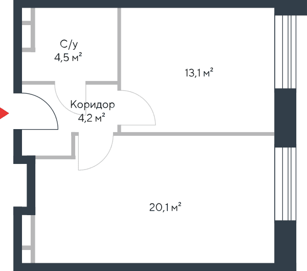 Riverpark Москва — планировка 2