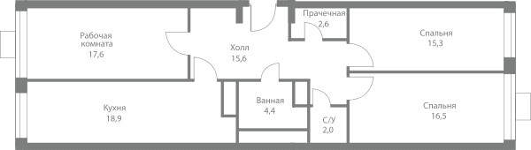 Stellar City Москва — планировка 3