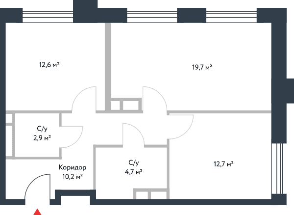 Riverpark Москва — планировка 3