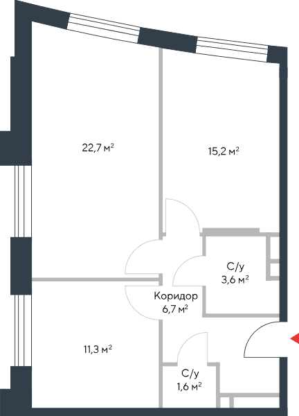 Riverpark Москва — планировка 2