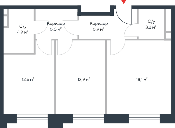 Riverpark Москва — планировка 3