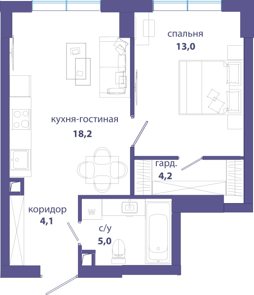 Событие, Событие 4 Москва — планировка 1