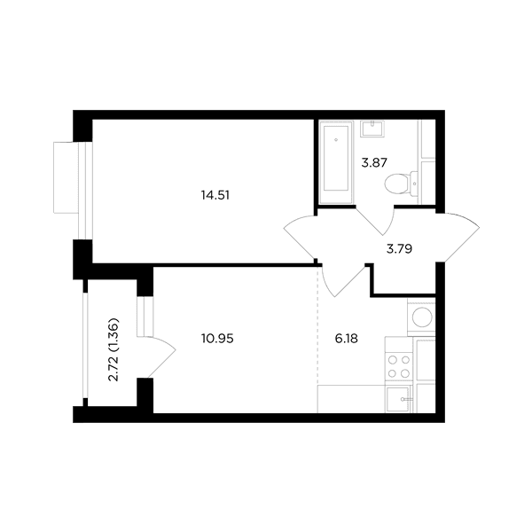 TOPHILLS Москва — планировка 2