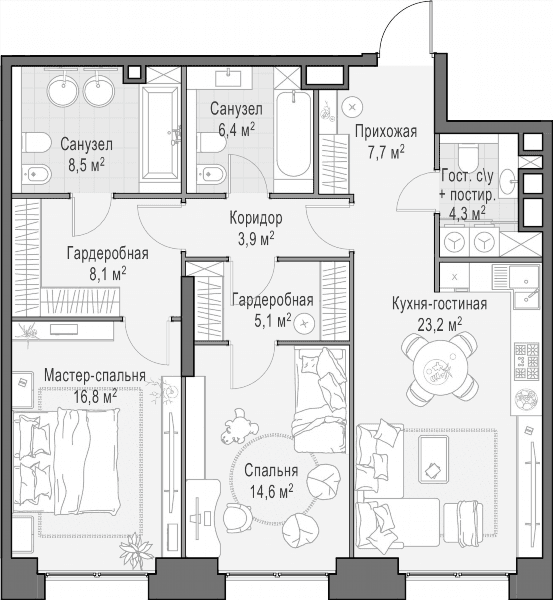 Life Time Москва — планировка 2