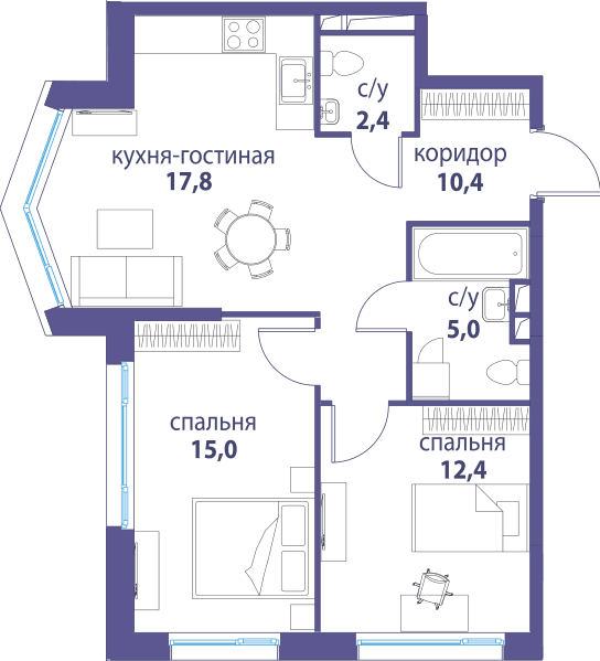 Символ, Вдохновение Москва — планировка 2