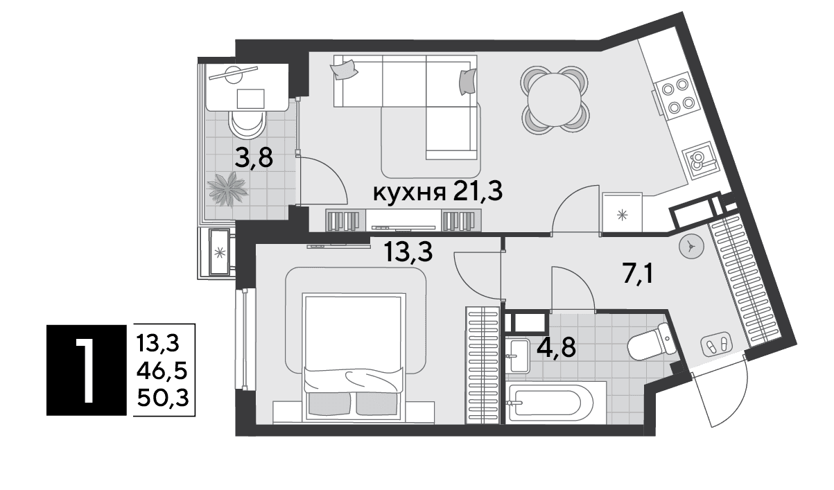 Парк Победы Краснодар — планировка 1