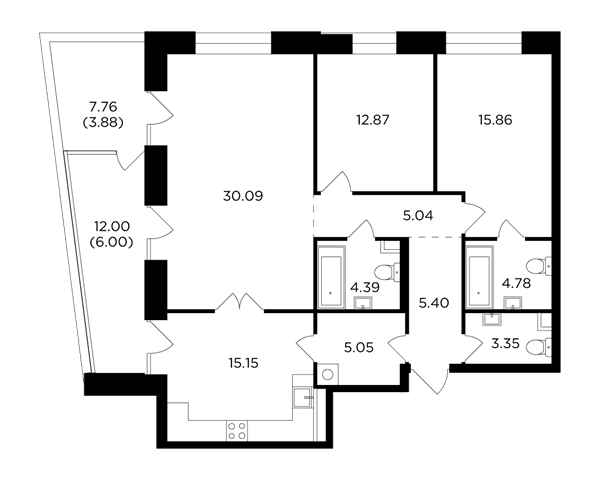 FORIVER Москва — планировка 3