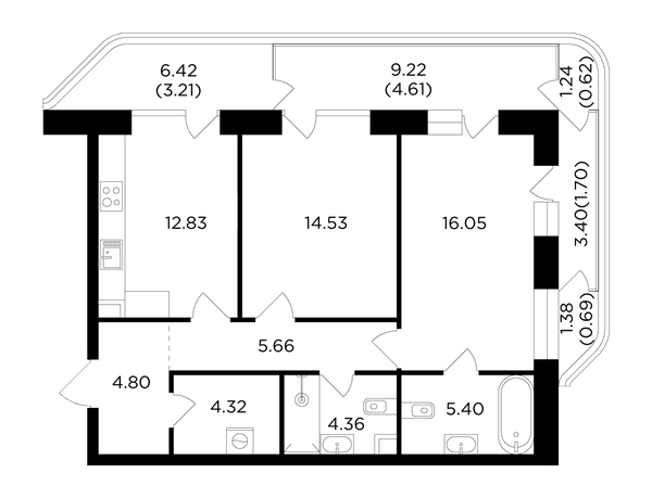 FORIVER Москва — планировка 2