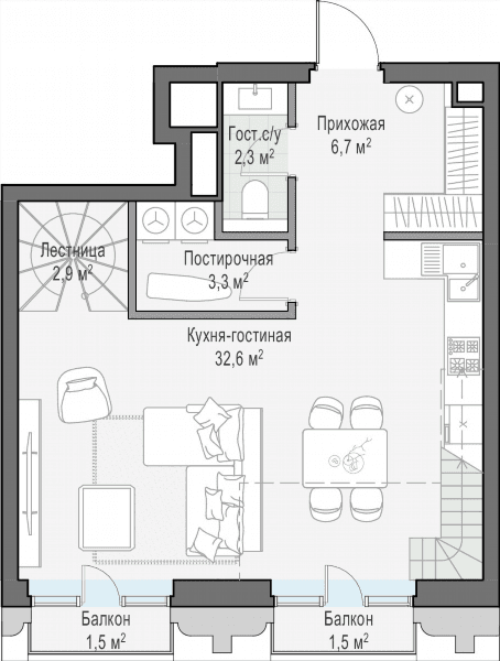 Тишинский Бульвар Москва — планировка 1