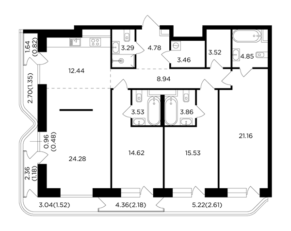 FORIVER Москва — планировка 4