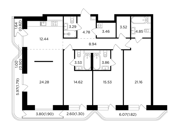 FORIVER Москва — планировка 4