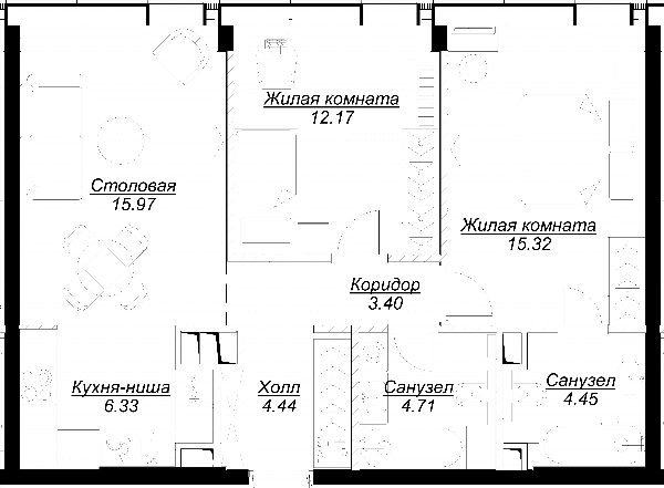 MOD Москва — планировка 2