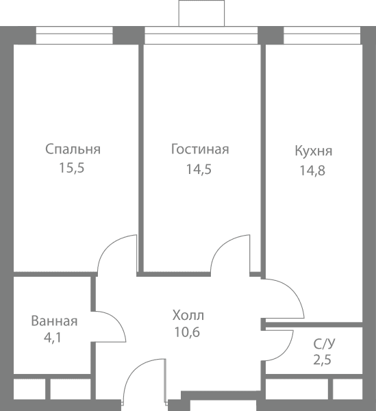Stellar City Москва — планировка 2