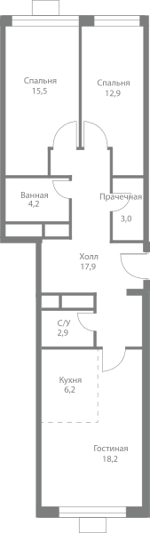 Stellar City Москва — планировка 3