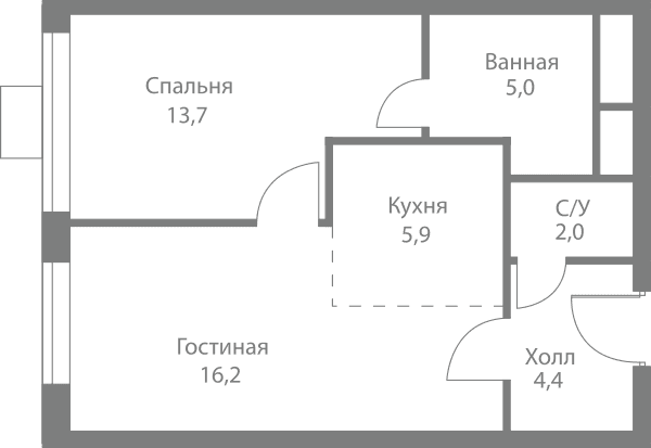 Stellar City Москва — планировка 2