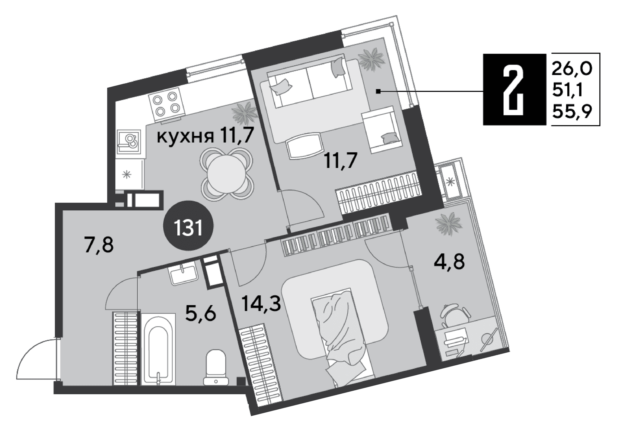 Парк Победы Краснодар — планировка 2