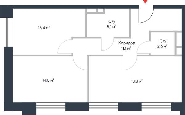 Riverpark Москва — планировка 3