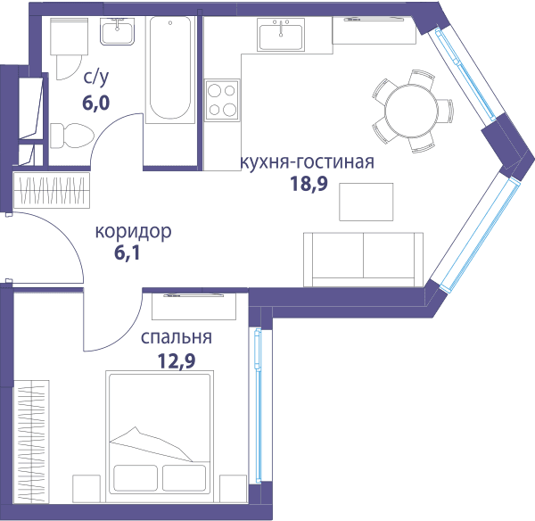 Символ, Вдохновение Москва — планировка 1