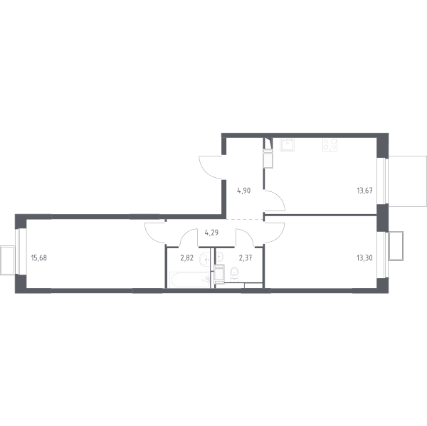 Алхимово Москва — планировка 2