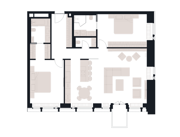 Victory Park Residence Москва — планировка 3