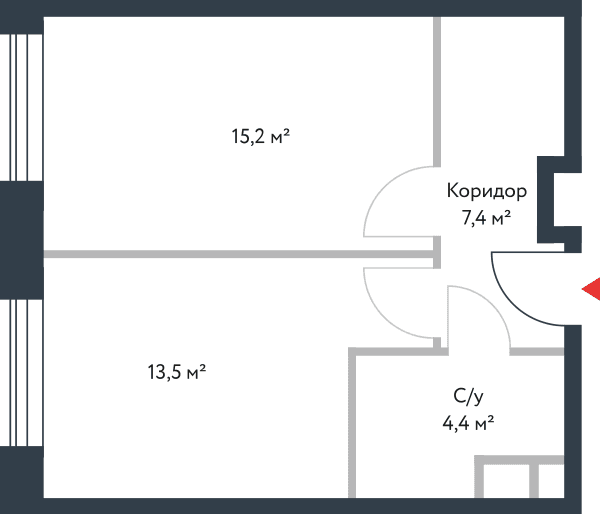 Riverpark Москва — планировка 1