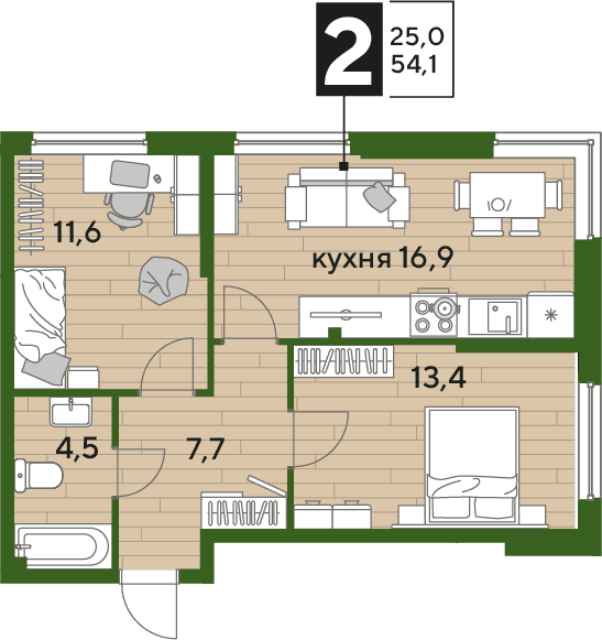 DOGMA PARK Краснодар — планировка 2