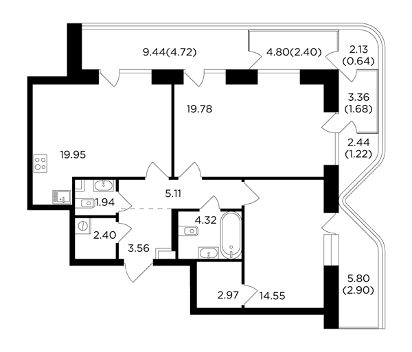 FORIVER Москва — планировка 2