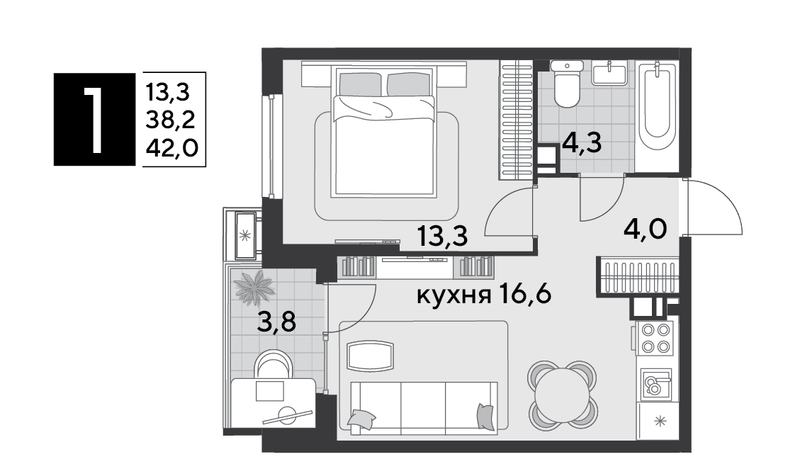 Парк Победы Краснодар — планировка 1