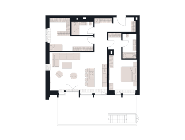 Victory Park Residence Москва — планировка 2