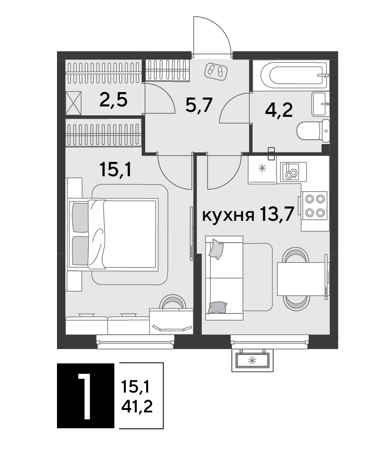 Парк Победы Краснодар — планировка 1
