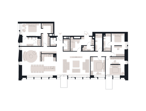 Victory Park Residence Москва — планировка 5