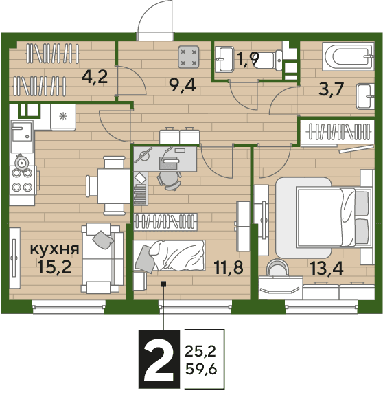 DOGMA PARK Краснодар — планировка 2