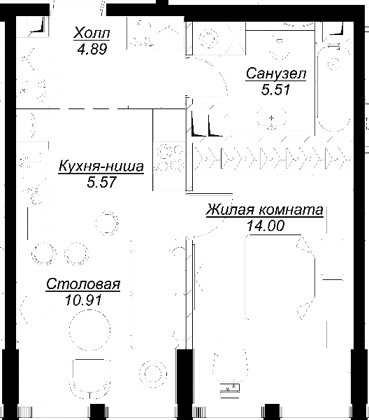 MOD Москва — планировка 1