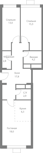 Stellar City Москва — планировка 3