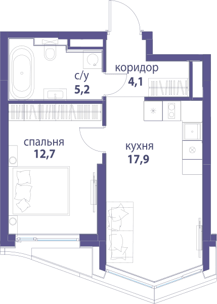 Символ, Вдохновение Москва — планировка 1