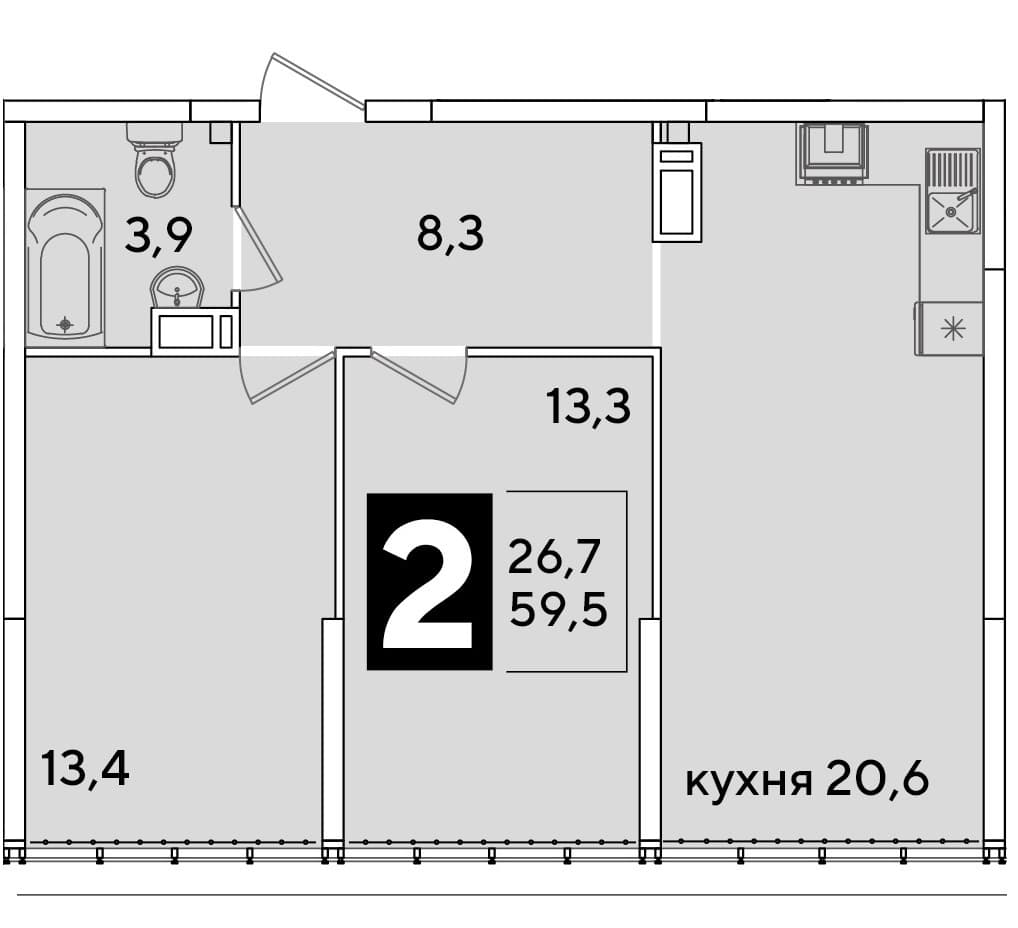 Самолёт Краснодар — планировка 2