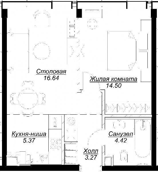 MOD Москва — планировка 1