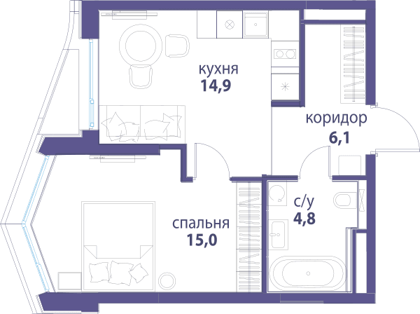Символ, Вдохновение Москва — планировка 1