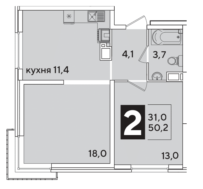 Самолёт Краснодар — планировка 2