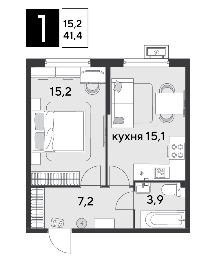 Парк Победы Краснодар — планировка 1