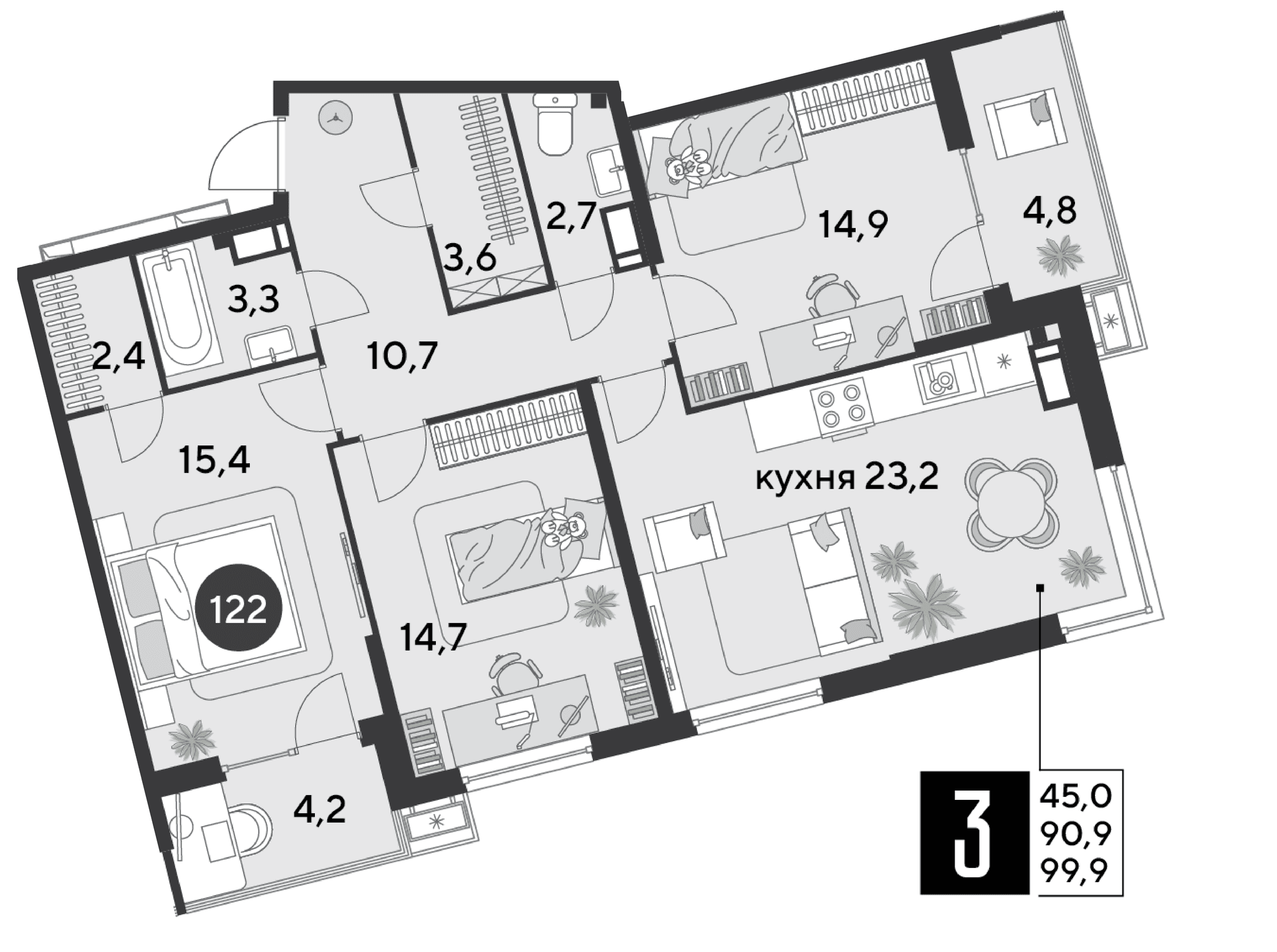 Парк Победы Краснодар — планировка 3