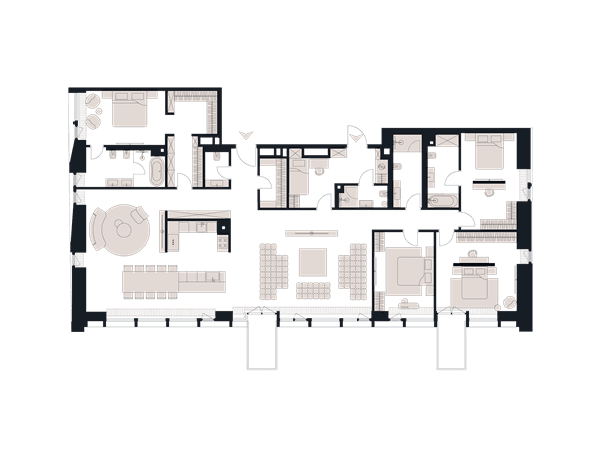 Victory Park Residence Москва — планировка 5