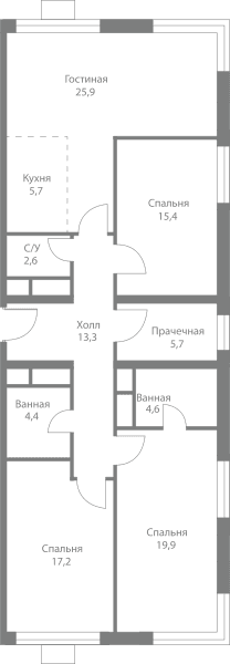 Stellar City Москва — планировка 4