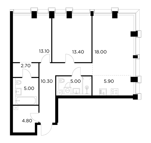 INJOY Москва — планировка 3